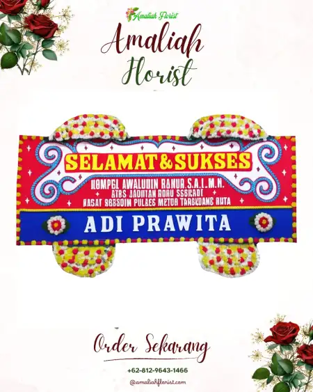 Papan Bunga Ucapan Selamat Gunungmujil
